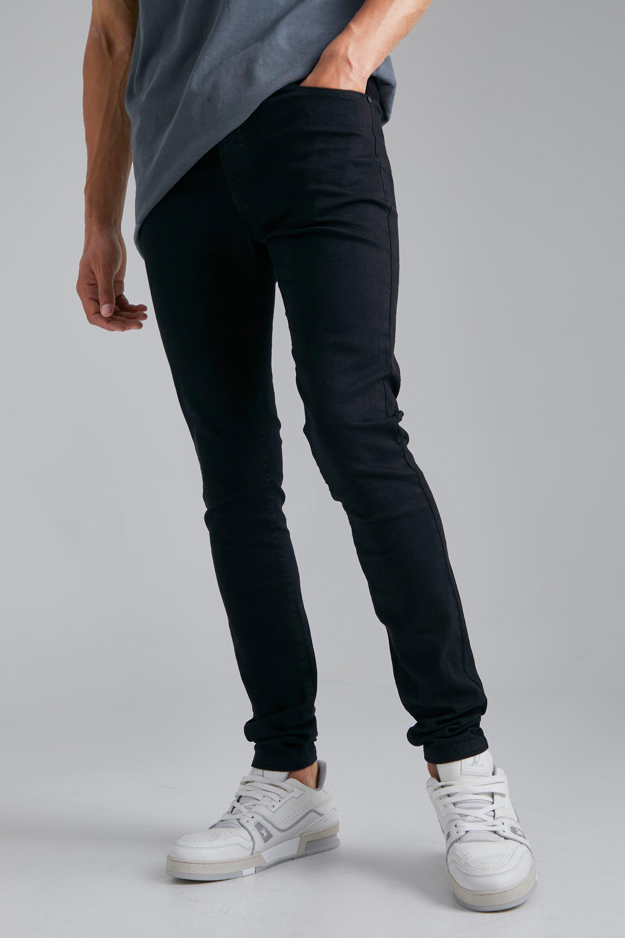 Mens jeans for tall best sale and thin